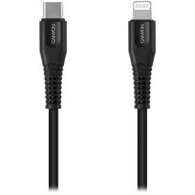 CANYON USB Cable MFI-4, Black, 1.2m — Image №1