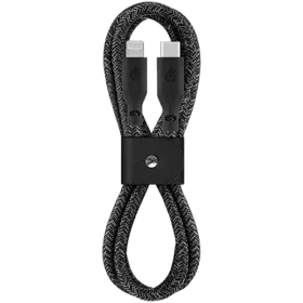 UBEAR Кабель-переходник с USB-C на Lightning, Чёрный, 1.2м — image №1
