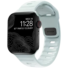 NOMAD Band Extension Sport Strap Icy Blue Glow for Apple Watch 38/40/41 mm — Image №1
