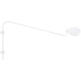 ZAFFERANO SUPER O WALL LAMP 853x405x125mm. MATT WHITE 3.5W 27/31/40K-5Vdc — Image №1