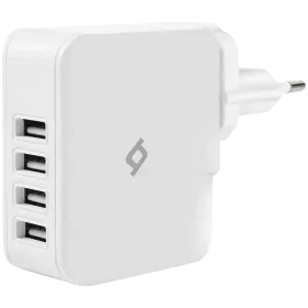 Адаптер живлення TTEC 4*USB Type A, 25 Ват — Зображення №1