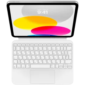 Чохол-клавіатура APPLE Magic Keyboard Folio  Білий для iPad (10th generation) — Зображення №1