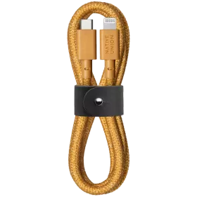 NATIVE UNION Кабель-переходник с USB-C на Lightning, Kraft, 1.2м — image №1