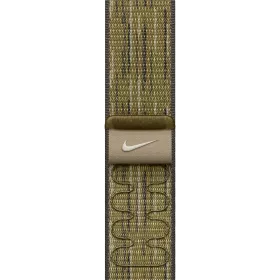 Удлинитель ремешка APPLE 42мм Nike Sport Loop Nike Sport Loop Серый/Зелёный для Apple Watch 38/42 mm — Изображение №1