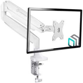 ONKRON Monitor Desk Mount for 13" to 32" LED LCD Flat Monitors up to 9 kg, White — Image №1