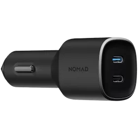 Автомобільний зарядний пристрій Nomad Dual Port USB-C 70W Car Charger Чорний (NM01895985) — Зображення №1