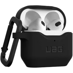 UAG Protective Case Standard Issue Silicone Case , Black for AirPods (Gen3) — Image №1