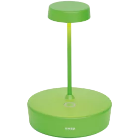 ZAFFERANO SWAP MINI TABLE LAMP 100x148mm. PAINTED MATT GREEN 2.0W LED 183lm — Image №1