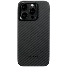 Case PITAKA MagEZ Case 4 with MagSafe Black/Gray for iPhone 15 Pro — Image №1