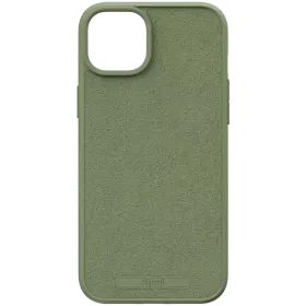 Protective Case NJORD Suede MagSafe with MagSafe Olive for iPhone 15 Plus — Image №1
