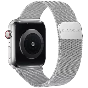 Ремешок DECODED Stainless Steel Traction Strap Серебристый для Apple Watch 38/40/41 mm — Изображение №1