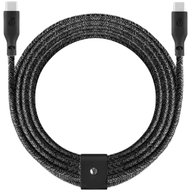 UBEAR Кабель USB-C, Чёрный, 2.4м — image №1