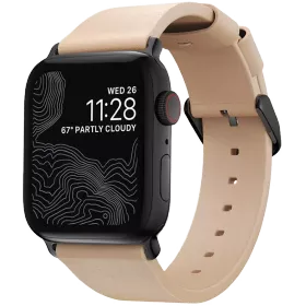 NOMAD Modern Strap Slim for Apple Watch 40/38mm Band Modern Slim Band Natural for Apple Watch 38/40/41 mm — Image №1