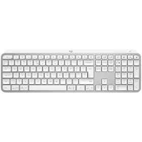 Клавиатура LOGITECH MX Keys S, Беспроводное, Бледно-серый, Русский — Изображение №1
