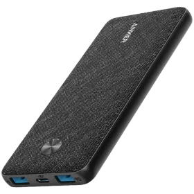 Power Bank ANKER, 10000 χιλιοστά της ώρας, Μαύρο (A1248G11) — Εικών №1