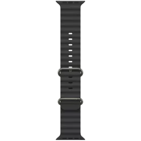 APPLE 49mm Ocean Band - Natural Titanium Finish Band Ocean Band - Natural Titanium Finish Black for Apple Watch 44/45/46/49 mm — Image №1