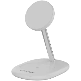 CANYON WCS-205 W/O Adapter Wireless Charger, White — Image №1