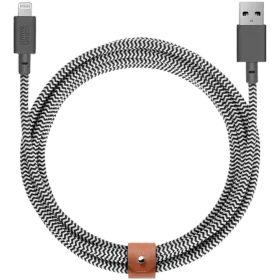 NATIVE UNION USB to Lightning Adapter, 1.2 m, Zebra — Image №1