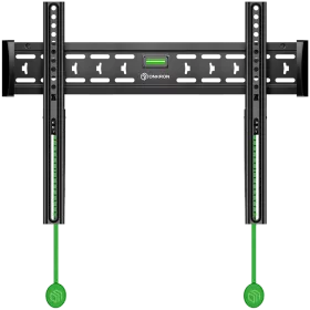 ONKRON Fixed TV Wall Mount for 43" to 85" Flat Panel TVs Digital Panels 68,2 kg, Black, VESA: 75x75 - 600x400 — Image №1