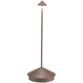 ZAFFERANO PINA PRO TABLE LAMP 105x290mm. PAINTED MATT RUST 2.2W LED 173lm. — Изображение №1