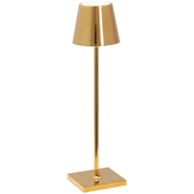 ZAFFERANO POLDINA PRO MICRO TABLE LAMP 70x275mm. GOLDEN - 1.8W - DYNAMIC WHITE- — Image №1