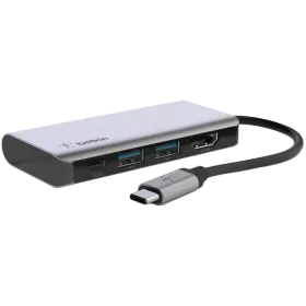 BELKIN  Connect  Docking Station USB-C 4-in-1 Multiport Adapter Space Gray — Image №1