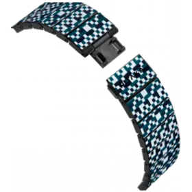 PITAKA Ремешок Dreamland ChromaCarbon Band Мозаика для Apple Watch — Изображение №1