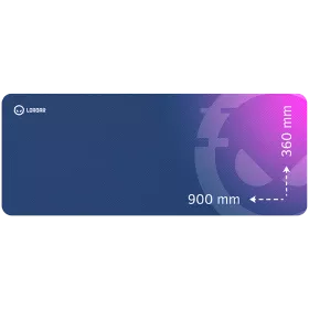 Gaming mouse pad LORGAR 900mm x 360mm x 3mm, Purple — Изображение №1