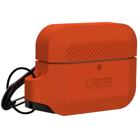 UAG Protective Case Standard Issue Silicone Case , Orange for AirPods (Gen3) — Image №1