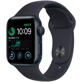 Apple Watch SE GPS Gen.2  Спортивный ремешок цвета «тёмная ночь», 40мм, Тёмная ночь — Изображение №1
