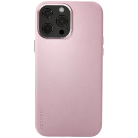 DECODED Case Leather Case with MagSafe, Powder Pink for iPhone 13 Pro — Image №1