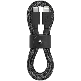 NATIVE UNION USB-C to Lightning Cable, 1.2 m, Black — Image №1