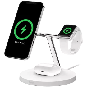 Wireless Charger BELKIN BoostCharge Pro, 15 W, White — Image №1