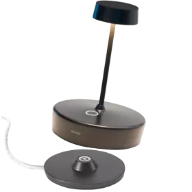 ZAFFERANO SWAP MINI TABLE LAMP 100x148mm. MATT BLACK 2.0W LED 112/120/127 lm. — Image №1