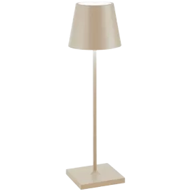ZAFFERANO POLDINA PRO TABLE LAMP 111x380mm. MATT SAND 2.2W LED 183/203lm. — Εικών №1