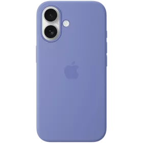 APPLE Чохол силіконовий з MagSafe Periwinkle для iPhone 16 — Зображення №1
