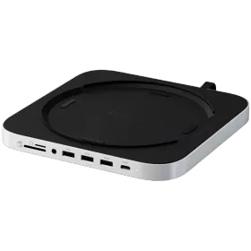 Підставка-док-станція Satechi Mini Stand & Hub with NVMe SSD Enclosure Silver (ST-GMMSHS) — Зображення №1