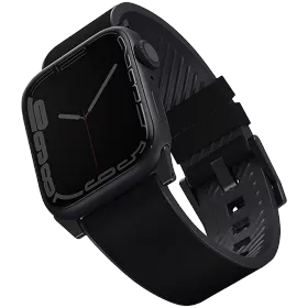 UNIQ Straden Apple Watch Strap 45/44/42mm Band Straden Black for Apple Watch 42/44/45 mm — Image №1