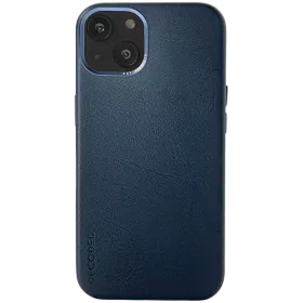 DECODED Case Leather Case with MagSafe, Navy for iPhone 13 — Image №1