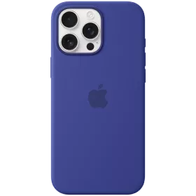 APPLE силиконовый чехол с MagSafe Ultramarine для iPhone 16 Pro Max — Изображение №1