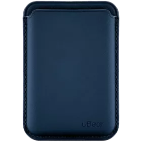 UBEAR Карман LEATHER SHELL  Тёмно-синий для iPhone — image №1