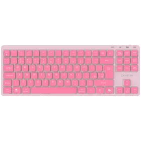 CANYON HKB-10 Keyboard, Wired, Pink — Image №1