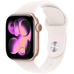 Apple Watch Series 11 GPS, 42mm, Rose Gold Aluminium, Light Blush Sport Band, M/L — Image №1