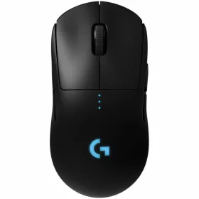 LOGITECH PRO X Gaming Mouse, Wireless, Black/Blue — Image №1