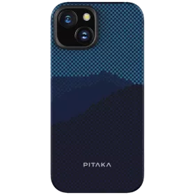 PITAKA Защитный чехол MagEZ Case 4 с MagSafe Over The Horizon для iPhone 15 — image №1