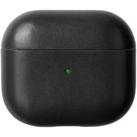 NATIVE UNION Чехол LEATHER CASE  Чёрный для AirPods (Gen3) — image №1