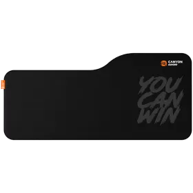 CANYON Mouse pad,930*350*430 *3MM, Jacquard ,Gaming print , color box, Чорний — Зображення №1
