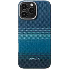 Защитный чехол PITAKA Military-Grade Protective Case с MagSafe Moonrise для iPhone 16 Pro — Изображение №1