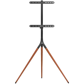 ONKRON Artistic Easel Tripod TV Stand for 32”-65""  up to 35 kg, Black VESA: 100x100 - 400x400 — Image №1