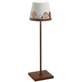 ZAFFERANO POLDINA PRO TABLE LAMP 111x380mm. CORTEN+PEAN.5-2.2W LED 185/203lm. — Εικών №1
